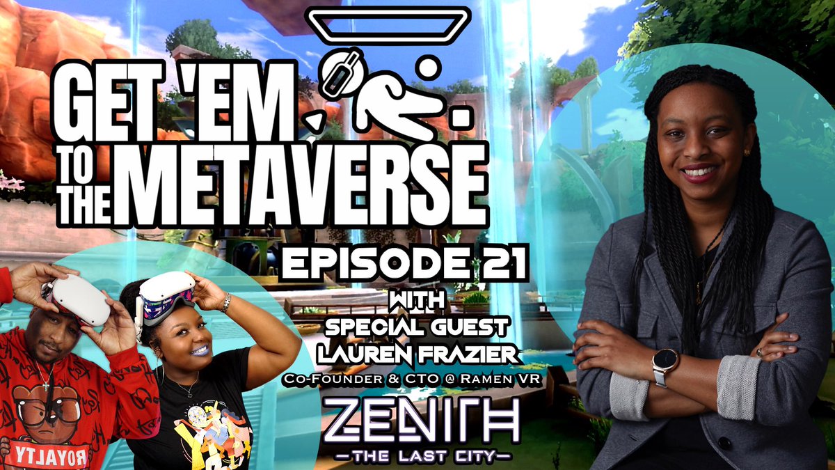 We are livveeeeee🗣️🗣️⚡️🚀🚀🔥 Catch Me and <a href="/JoyReignVr/">JoyReignVR</a>  with special guest <a href="/laurenfraz/">Lauren Frazier 🍜</a>  right now on #GettingThingsDun🥳🗣️🗡️🪽 youtube.com/live/gI9nnwLZH…🚀 <a href="/ZenithMMO/">Zenith: Nexus</a>  #VR