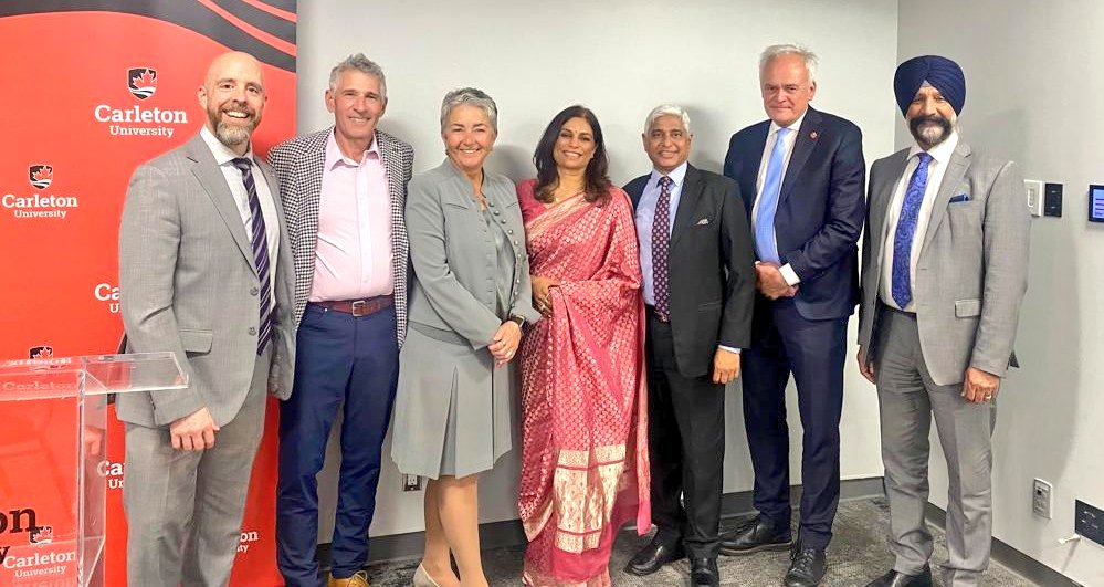 A wonderful Convocation Dinner at <a href="/Carleton_U/">Carleton University</a> with the inspiring presence of Chancellor <a href="/yapbalta/">Yaprak Baltacioglu</a>, <a href="/CU_President/">President & Vice-Chancellor of Carleton University</a> Benoit-Antoine Bacon, Senator <a href="/SenBoehm/">Peter M Boehm</a>, <a href="/CFIAPresACIA/">Paul MacKinnon</a> Dr Harpreet S.Kochhar &amp; former Deputy Minister Robert Fonberg.