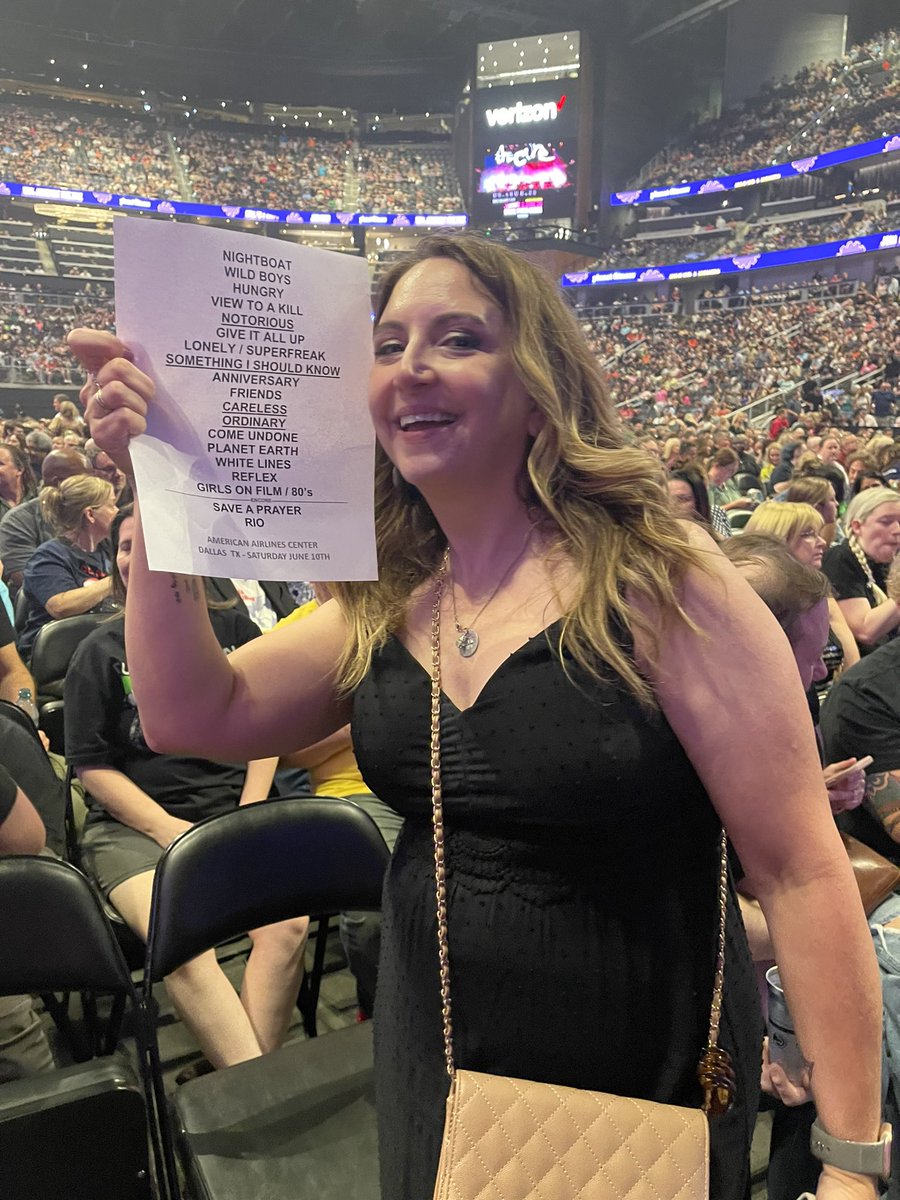 well, @LeBonGurl scored early! <a href="/duranduran/">Duran Duran</a>