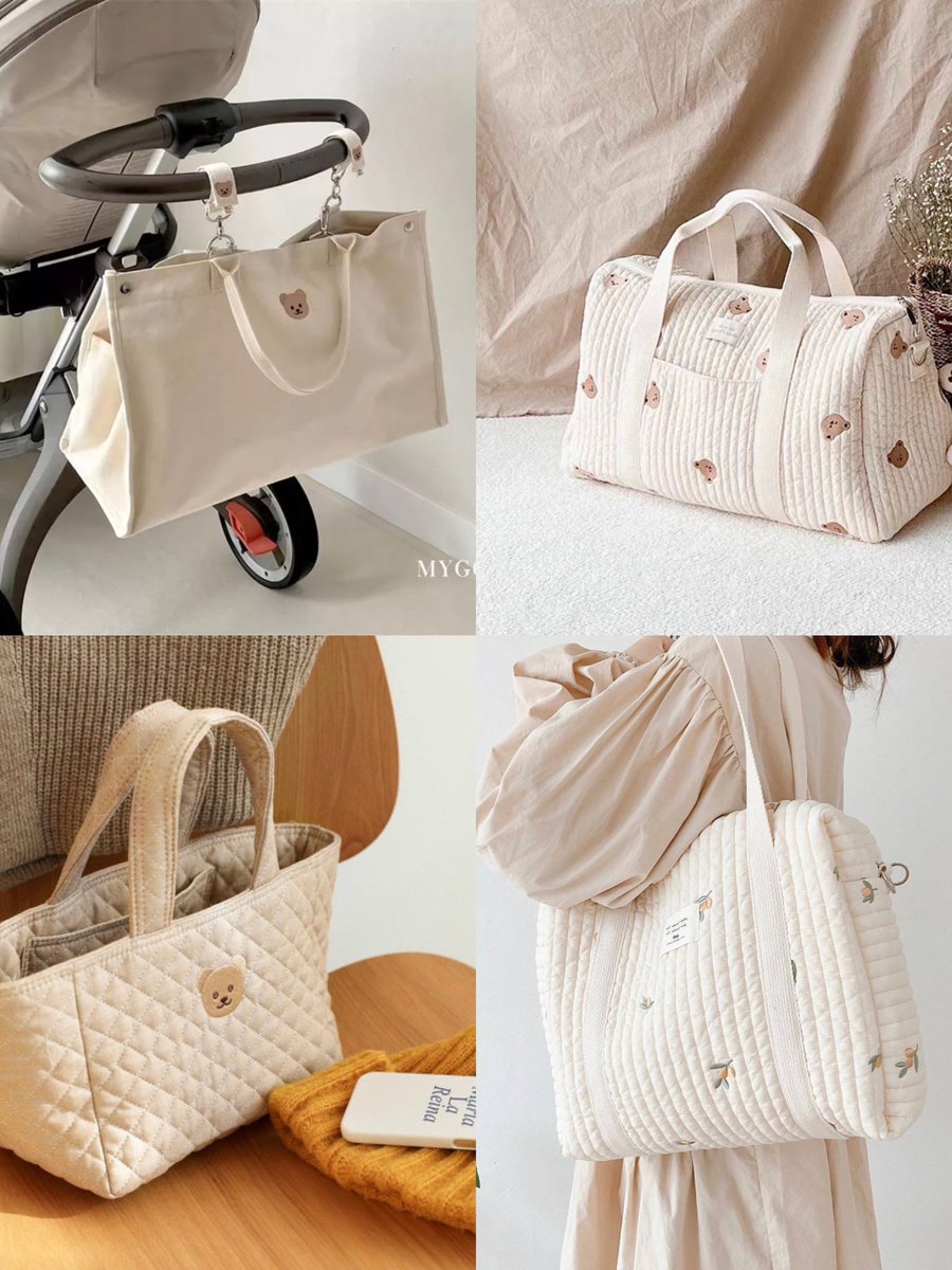 Elzahraa__'s tweet photo. Mommies, I got your back. You can still be stylish with cute embroidery baby bag to carry all your little one stuff 🤎

— @ShopeeMY edition — https://t.co/GXNnT9WxmJ