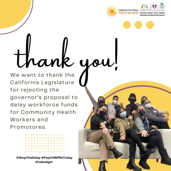 California Association of Community Health Workers tweet media