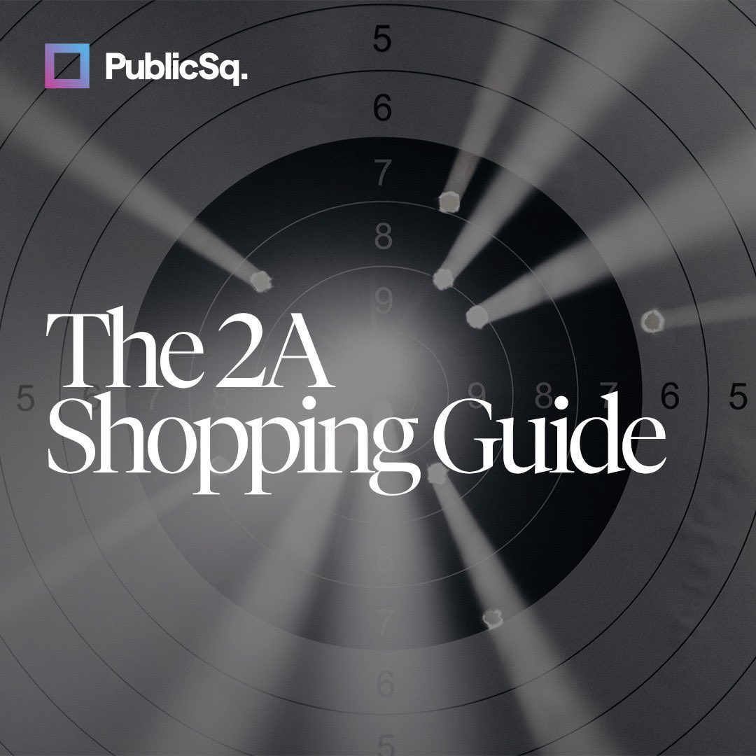 Whether you're a seasoned gun owner or a first-time buyer, this liberty-loving 2A shopping guide is designed to empower you to vote with your wallet Get started at PublicSq.com 🇺🇸