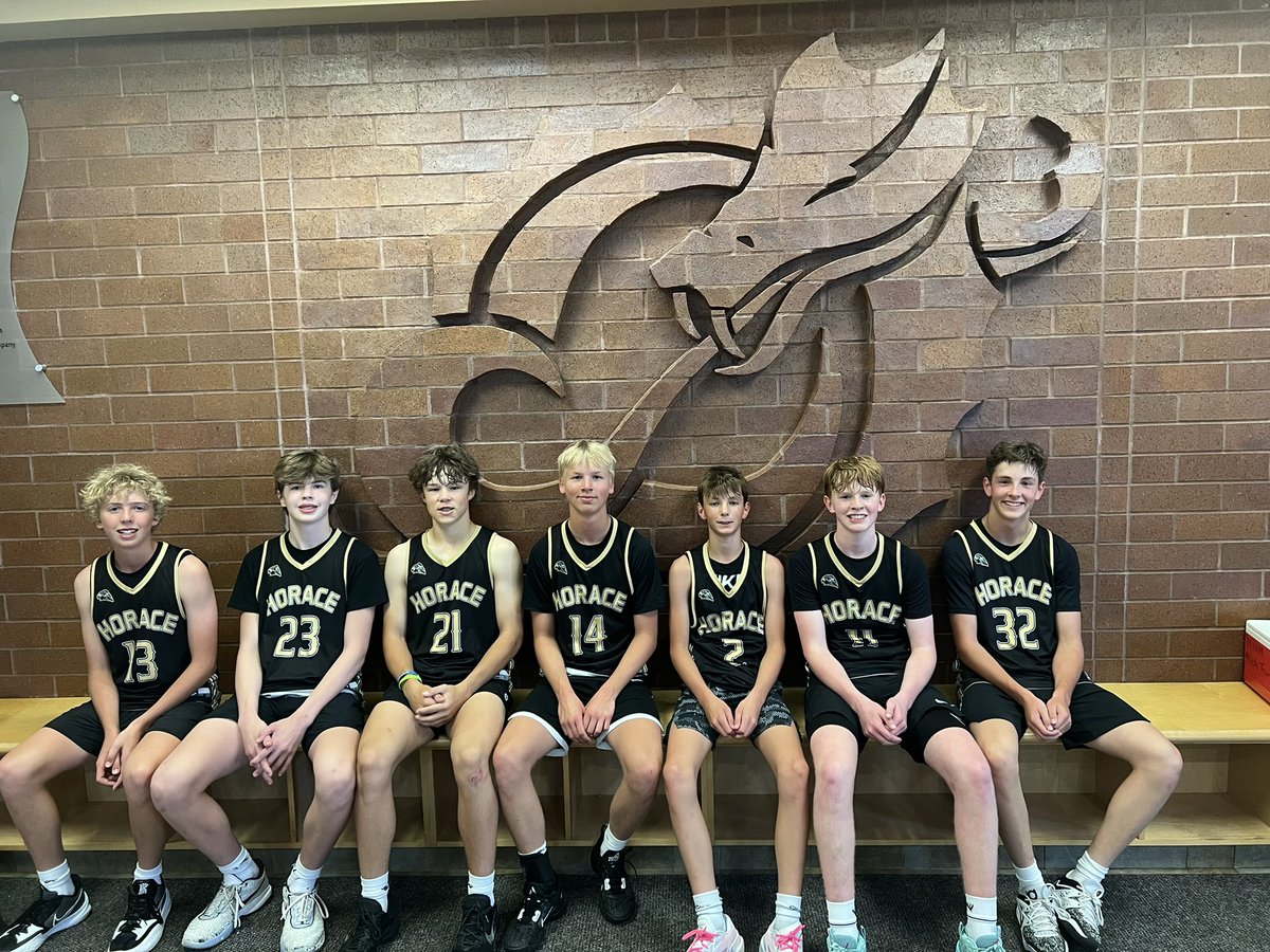 Also, JV goes 3-0 on the day!

Fun young crew to watch with a lot of potential!

Shoutout to Coach @nate_symens05 and his Horace Hawks coaching debut!

#HawkPride