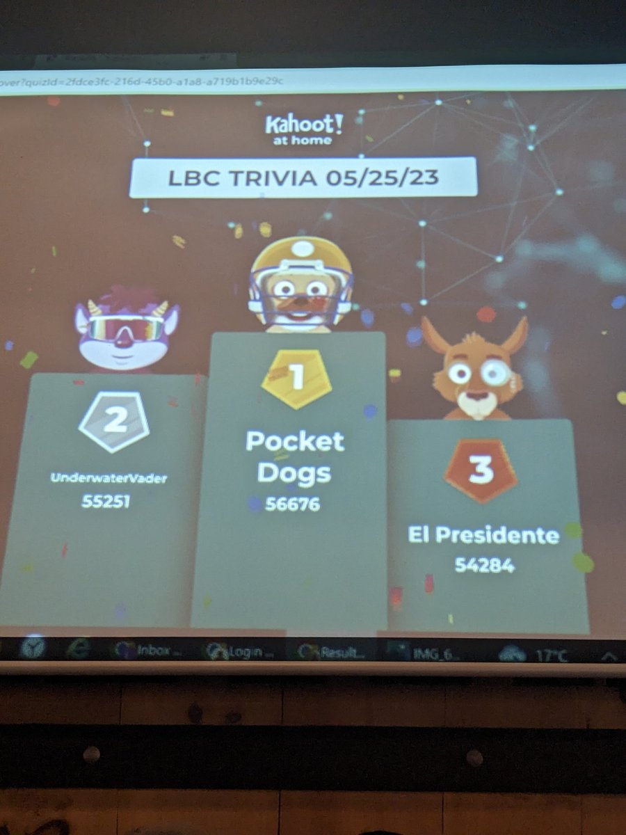 Our fearless leader brings the bronze home to the clubhouse! Let's go!