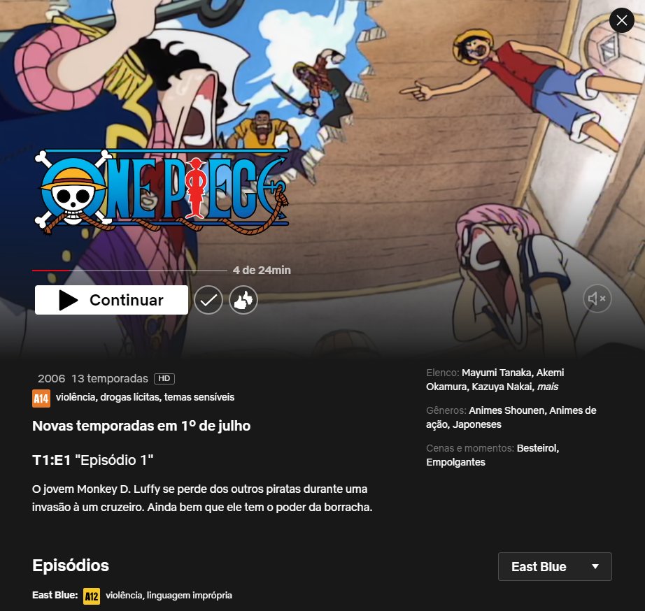 Já Tem Sabaody Dublado na Netflix Hoje? on X:  / X