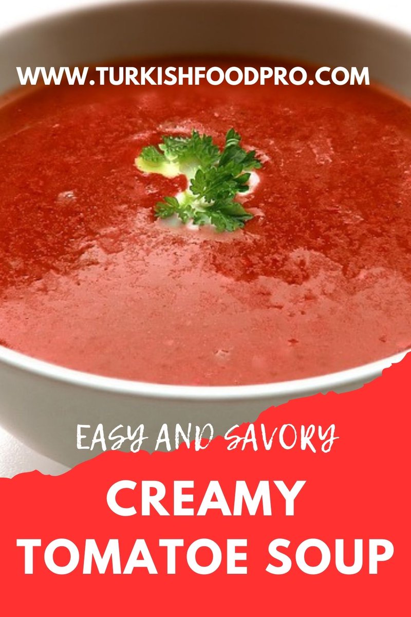 turkishfoodpro.com/creamy-tomatoe…

#soup #Foodies #tomatoes #Cooking #Food #dinner #turkishcuisine #foodblogger #worldcuisine #foodlovers