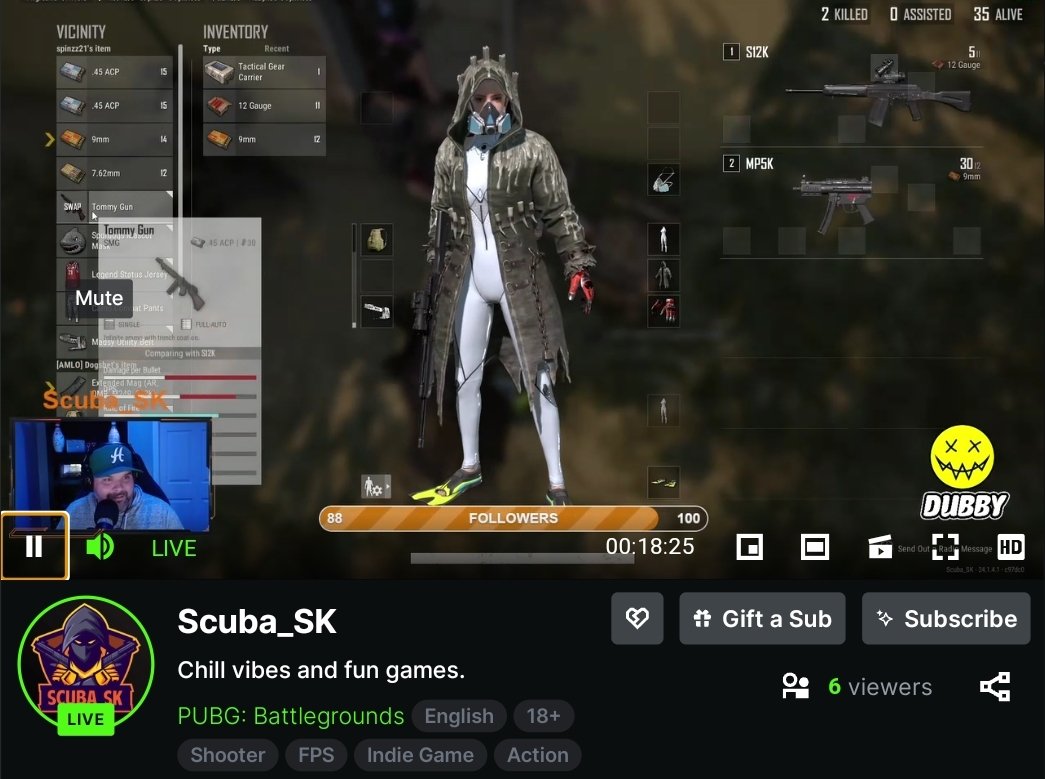 🔴 Live Now - Give some love and support to my man @Scuba_SK ,he grinded his way to become Affiliate . Now Playin PUBG 😎🍸🚀🚀🚀
@KickStreaming
@KickStreamRT 
@KickHelpers

kick.com/scuba_sk

#Twitter保存ランキング #kick #kickstreamers #kickstreaming #TwitterBlue #Twitter