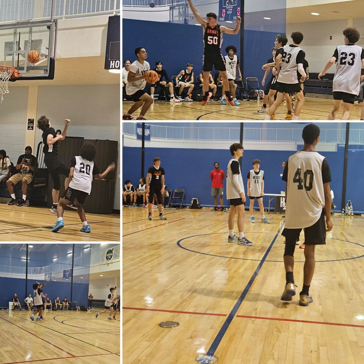 The Wildcats were in action at #TabaccoRoadShowcase.  In Smithfield 
#WestJHoops