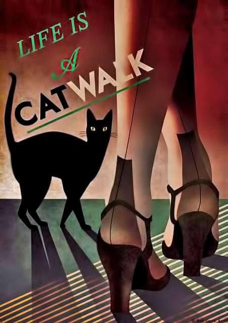 Goodnight all🌟
Bauhaus cat
#vintage #poster 1930  #ArtDeco
#cats
#catslovers
#fashionlovers
#photography