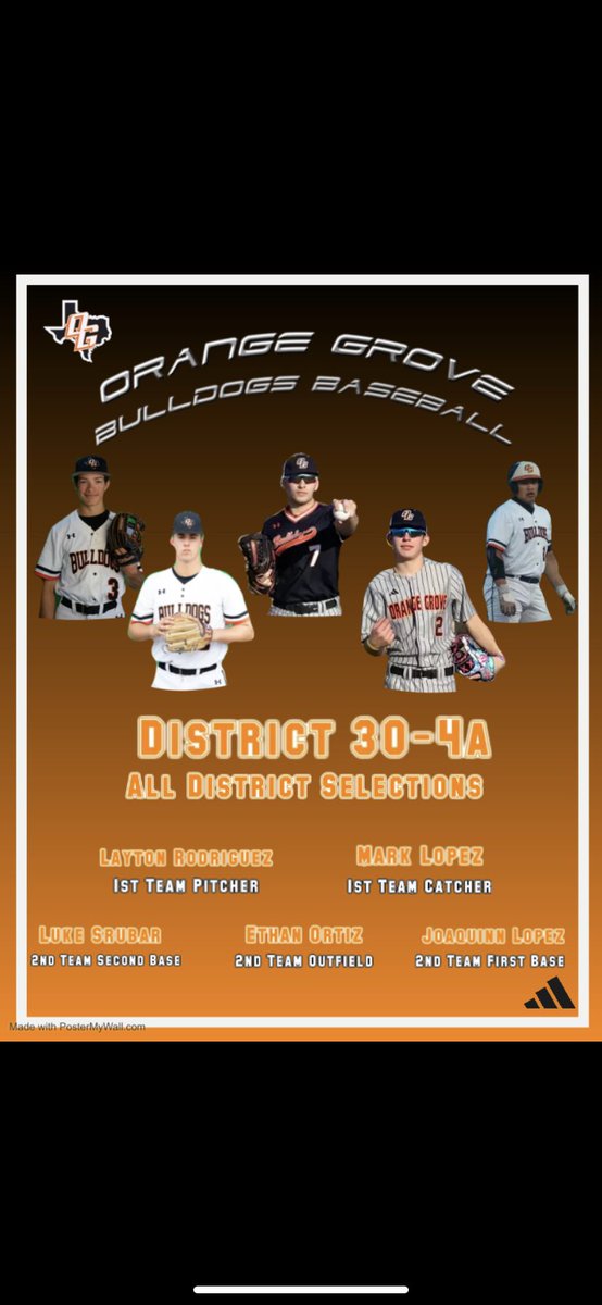Congratulations to our players on their All-District Selections!