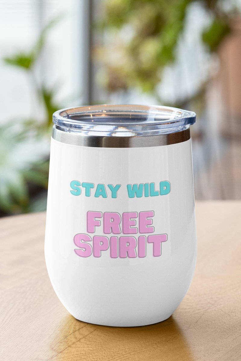 Excited to share the latest addition to my #etsy shop: Stay Wild Free Spirit Chill Wine Tumbler, Chill Wine Tumbler, Outdoor Wine Glass etsy.me/43UTTBG #metal #coffeetumbler #winetumbler #outdoorwineglass #beercup #insulatedmug #winelover #freespirit #menwomeng