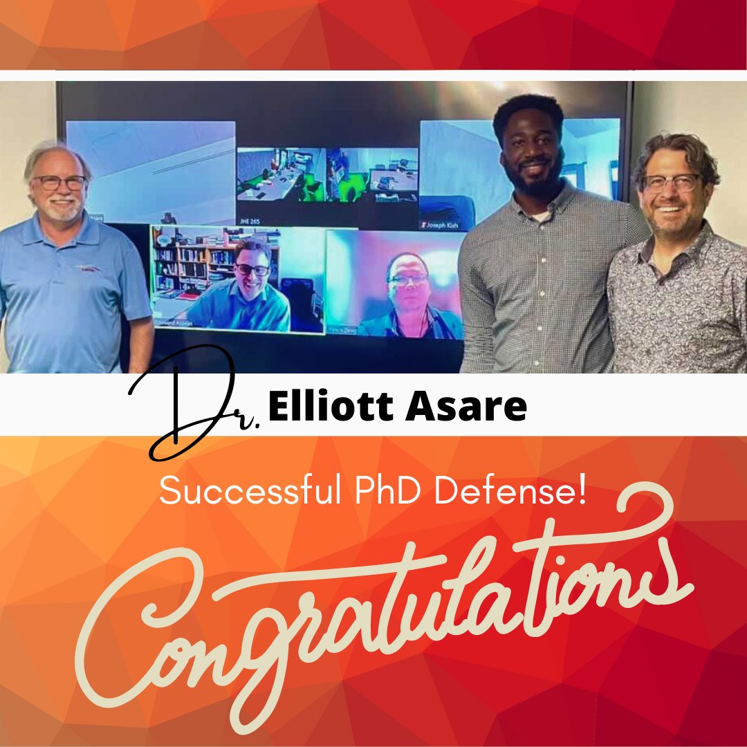 MSE_McMaster's tweet image. Our warmest congratulations to Elliott Asare, from Prof. Kish&apos;s group, who successfully defended his doctoral thesis titled &quot;Corrosion and Its Control of Stainless Steel in Hot Pressurized (Subcritical) Alkaline Water&quot;. #msemcmaster #mcmasterengineering #materialsengineering #phd