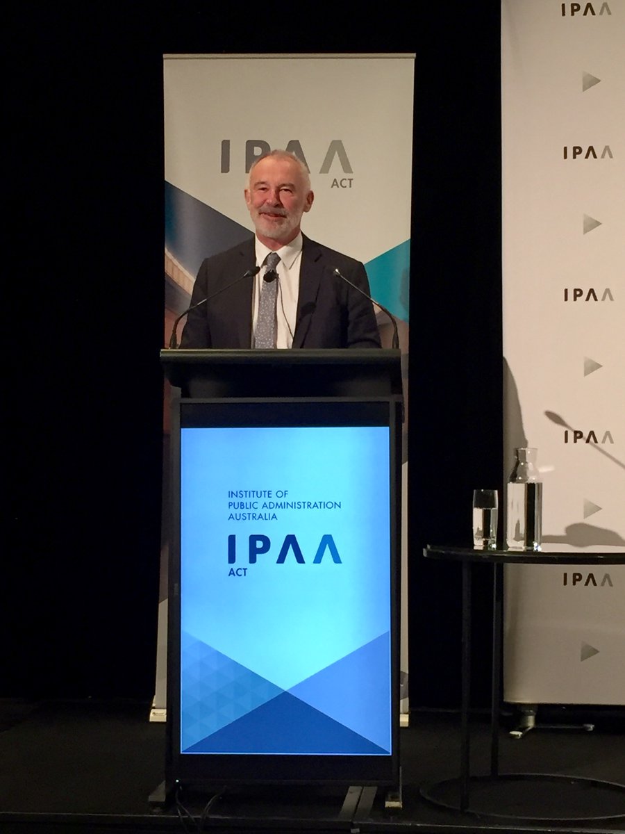 ANUCrawford's tweet photo. Dr Gordon de Brouwer says prioritising further strengthening of the Australian Public Service with respect to integrity and capability will be a key focus for him in his new role as the APS Commissioner.
#ANUExpert #APSReform #ipaaevents https://t.co/pqwx1TSsWw