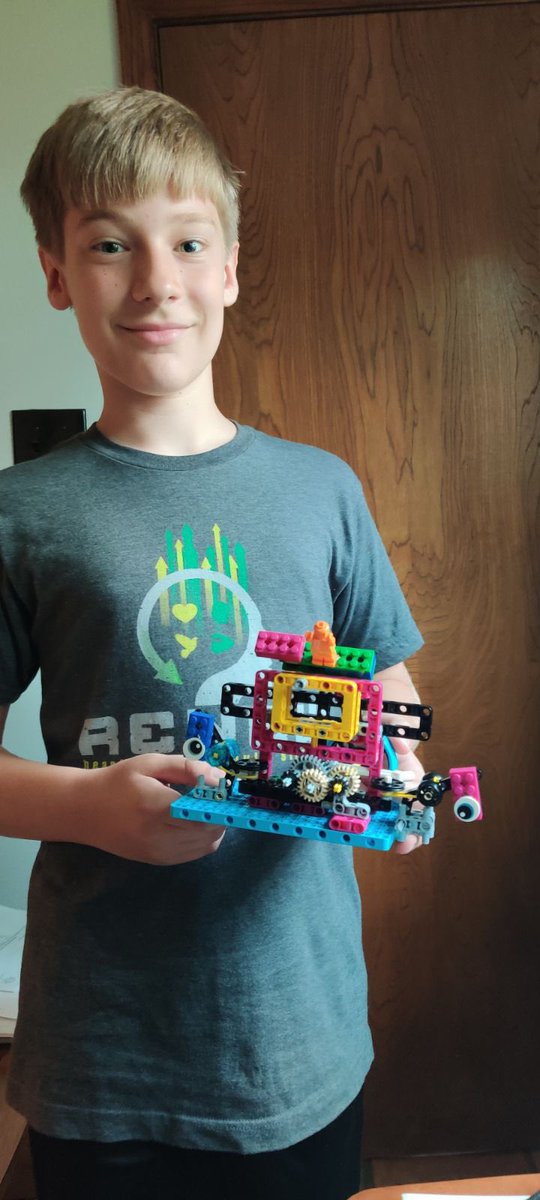OttTempleISD's tweet image. Shout out to Elijah for creating this Dancing Lego Man with his new kit. He made good on his promise to get me a pic of his creation.  Love his creativity and ingenuity!  Keep up the great work Elijah! #superproud