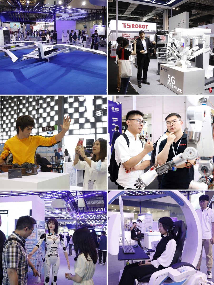 ShLetsMeet's tweet photo. Home-grown electric vertical manned #aircrafts, Bruce Lee replicas restored using 3D printing technology, and humanoid #robots...
A number of eye-catching high-tech products are on display at the China (#Shanghai) International Technology Fair (#CSITF) 2023, which has attracted nearly 1,000 domestic and foreign companies.
@CSITFair