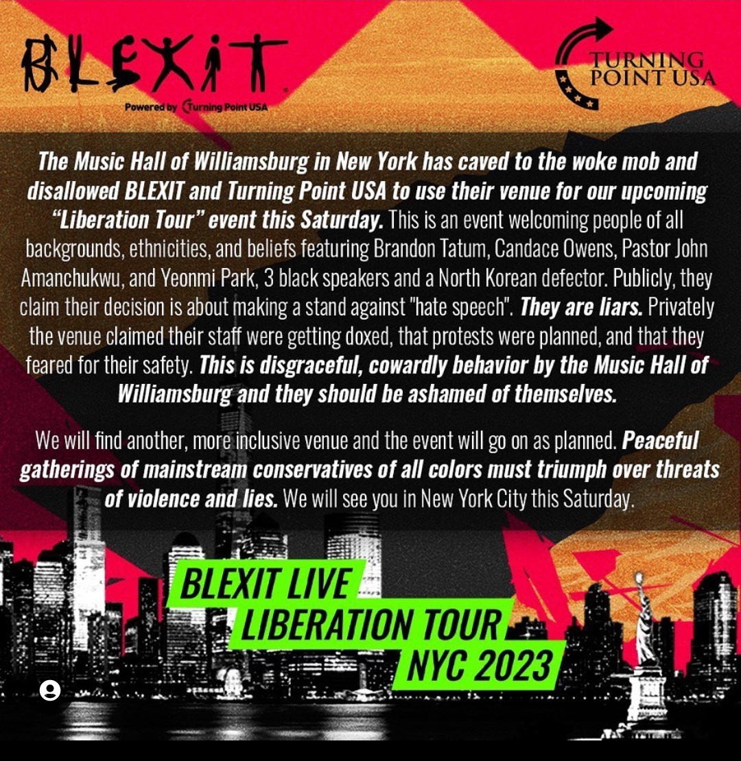 BLEXIT New York tweet media