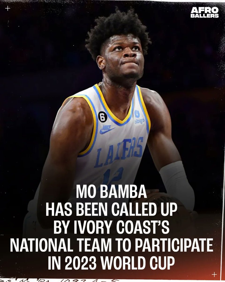 Mo Bamba has been called up by Ivory Coast's national team for their World Cup pre-selection camp 🔥

@TheRealMoBamba 🇨🇮🇺🇲 #AfroBallers