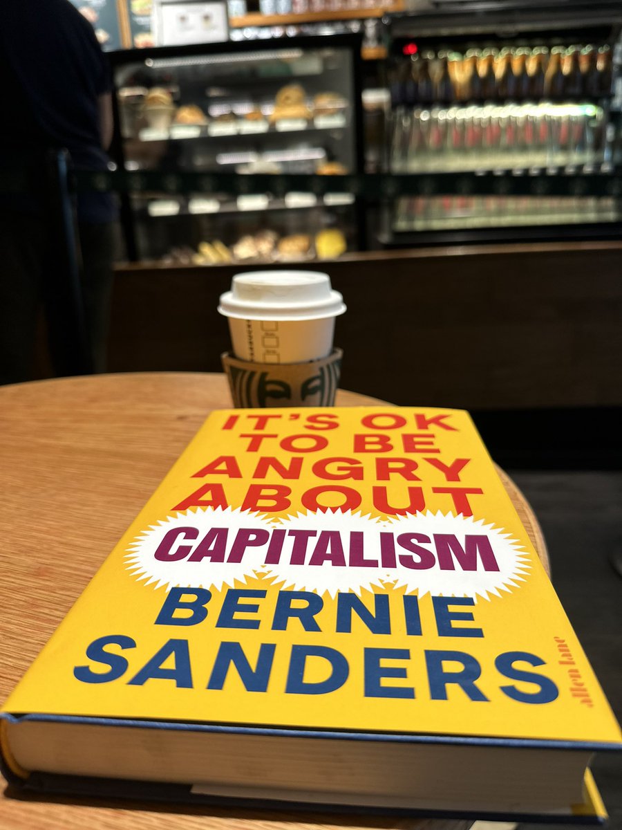It’s a mixed bag when you shell out Rs.1250 for Bernie’s book exhorting one to be angry about Capitalism.  😕