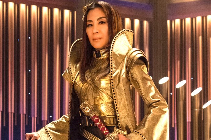 a rainbow shirt in target won't turn your kids gay but Michelle Yeoh as captain and/or emperor Georgiou on Star Trek Discovery will