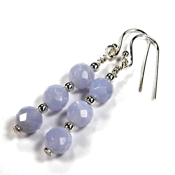 covergirlbeads.com/collections/ar… @Covergirlbeads #SDFTT #BlueLaceAgateGemstoneEarrings #BlueEarrings