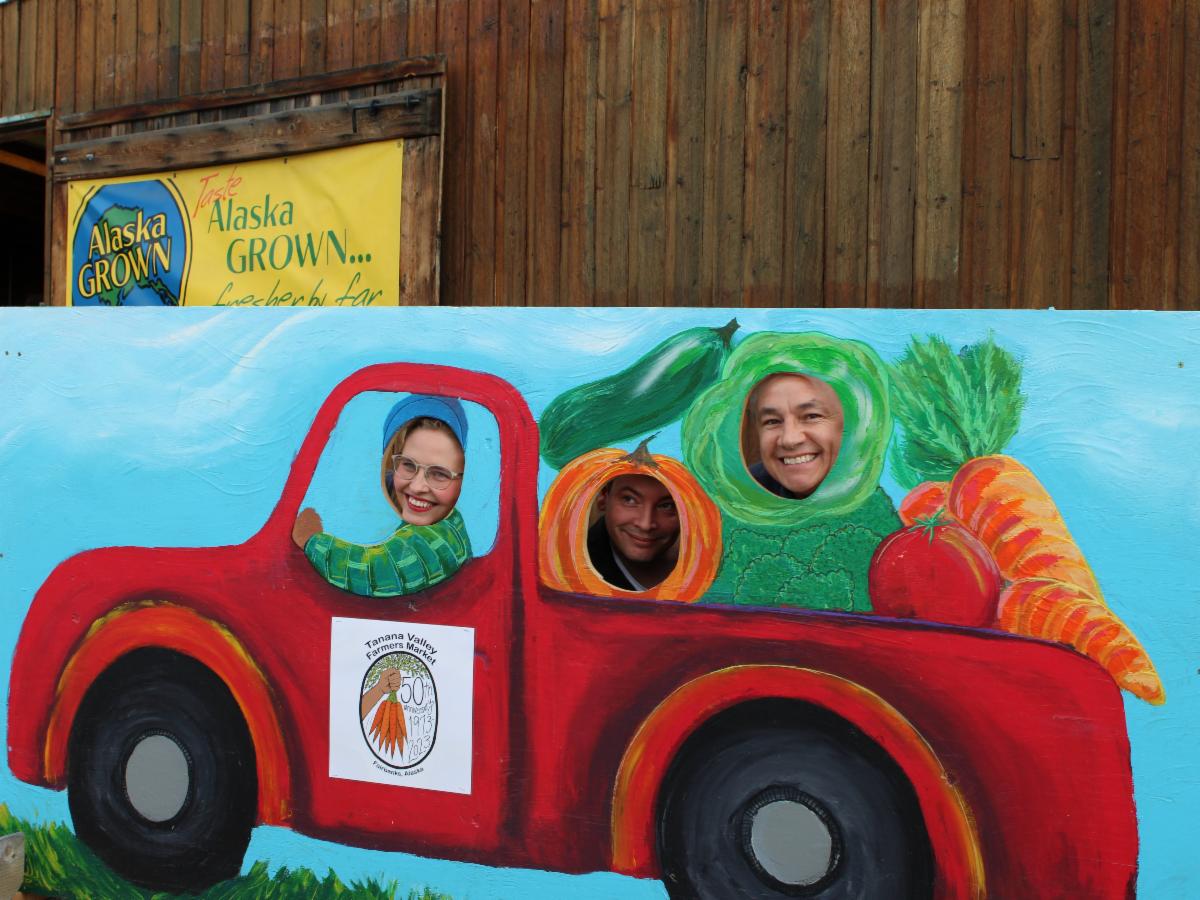 RepCarrick's tweet photo. Yesterday, my #interiordelegation colleagues and I presented an legislative citation commemorating the 50th anniversary of the Tanana Valley Farmers Market. I love getting fresh AK Grown produce and AK made products at the Farmers Market every summer #farmersmarket #akleg https://t.co/C41Y9K2jRv