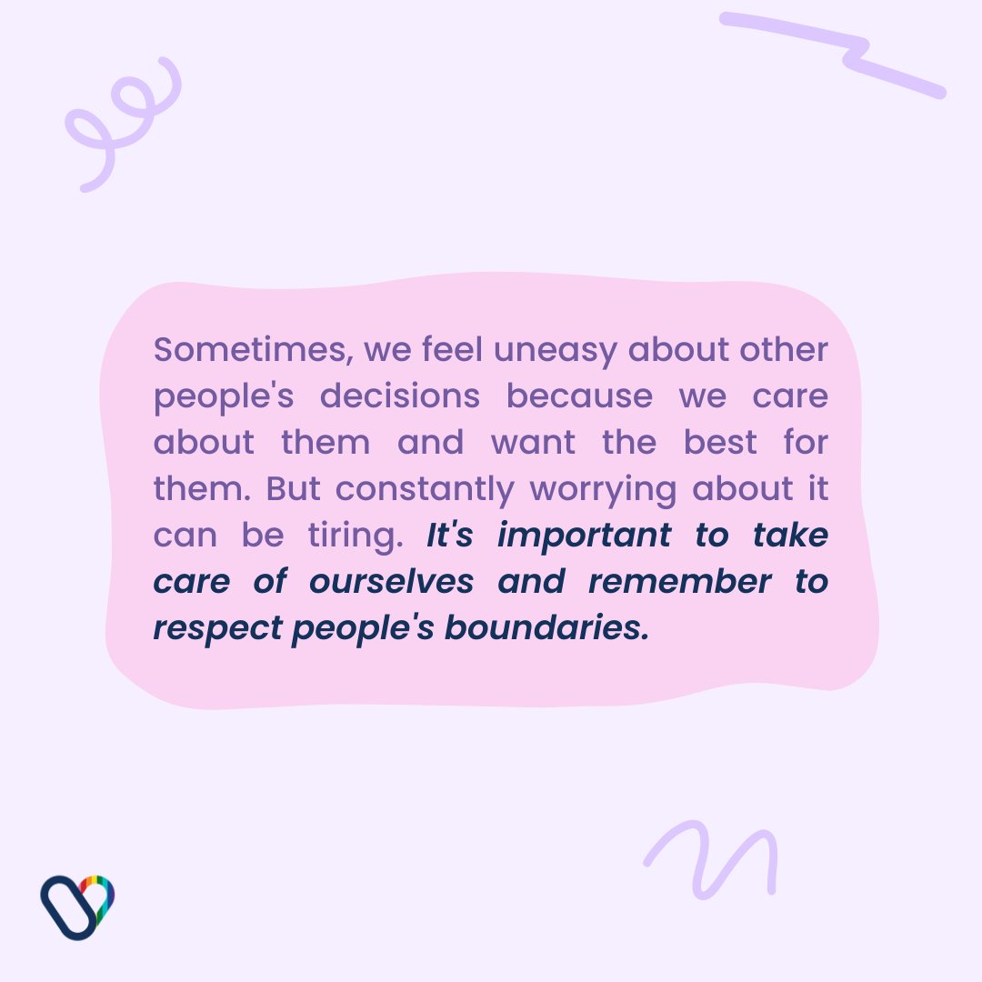 SafeTalkApp's tweet photo. Sometimes, there are things beyond our control, and if someone is not causing harm to others, it's better for us not to stress ourselves or impose our ideas on them.

#ally #mentalhealthawareness #loveislove #queer #pridemonth #mentalhealthishealth #discrimination #lgbt https://t.co/Pr5TJyAIYX