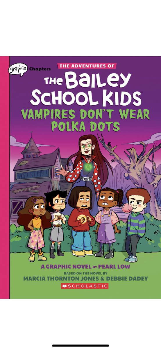 Vampires Don’t Wear Polka Dots by @Fumi_chun was my first book of the summer! It’s a great early graphic novel. Kids will love it because the teacher is (maybe?!) a vampire. It can also be a good intro to graphic novels for parents #TLchat #inTLchat #LibraryTwitter #BookTwitter