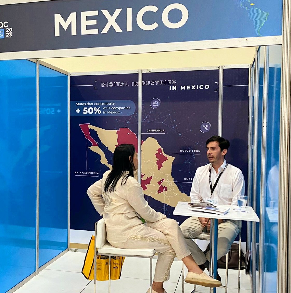 migue_echave's tweet photo. México #Impulsoglobal @SRE_mx en #Outsource2LAC 2023 organizado por @el_BID, un evento sobre servicios digitales basados en el conocimiento y la tecnología para #LAC https://t.co/zmftgf5235