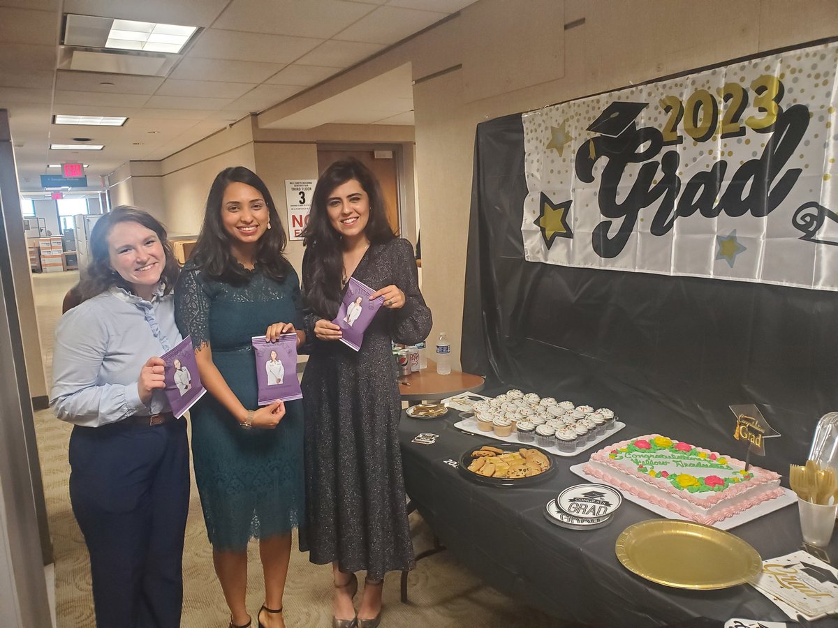 So proud of our three PCC fellow graduates this year for so many reasons.  Iryna, Liz, Zahra - you are shining stars. <a href="/IrynaBodnar/">Iryna V. Bodnar, MD, FAAP</a> <a href="/ZahraZia6/">Zahra Zia</a>, Liz Verghese
