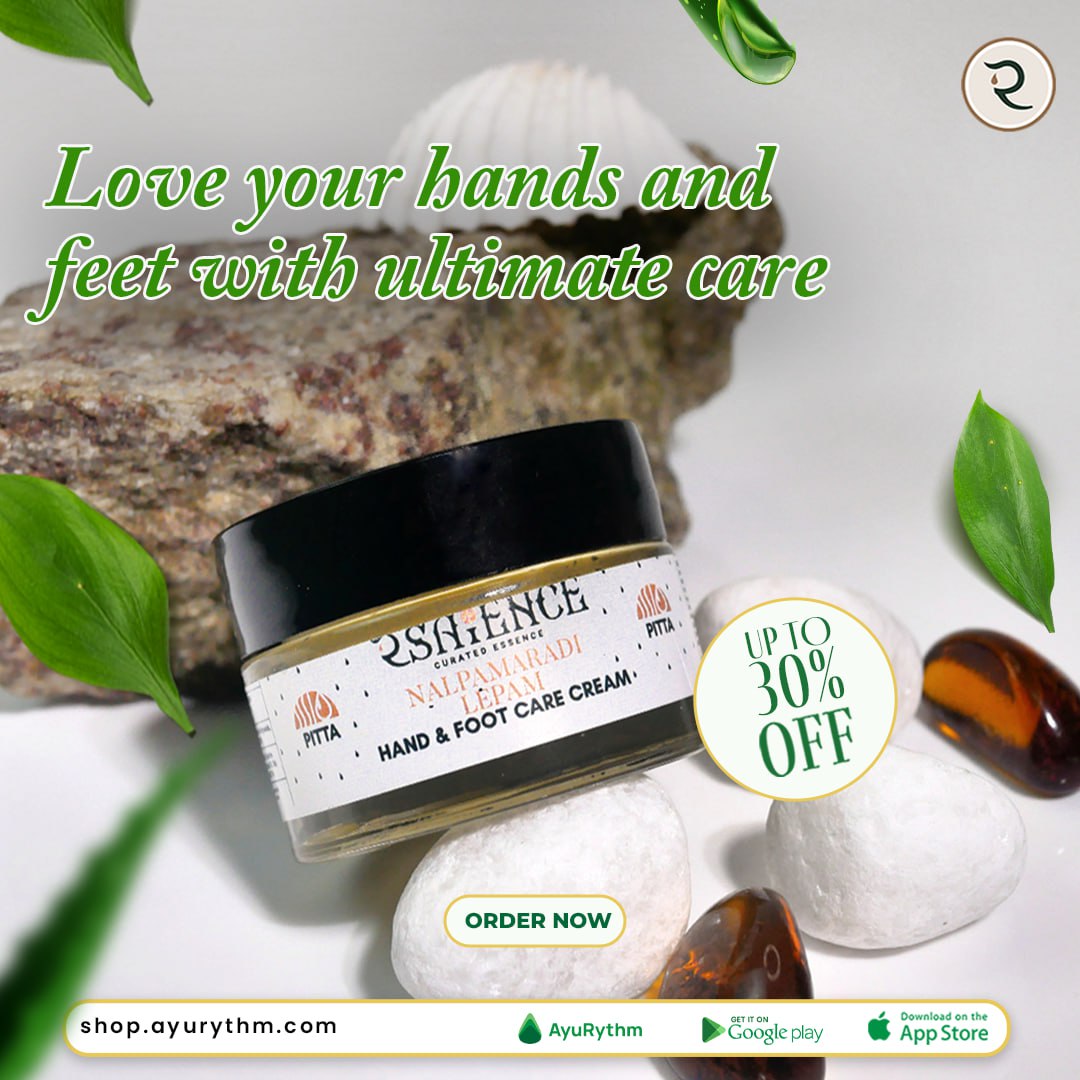 Give your hands👐 and feet the love they deserve! Hand and foot #carecream leaves them soft, #smooth, and ready to conquer the 🌍world.
❤️Get Up to 30% OFF❗️
👉 Shop Now: shop.ayurythm.com
📱Android: bit.ly/3T6iW0a0
📱IOS: apple.co/3JvhXlM
#RSaience #handcare