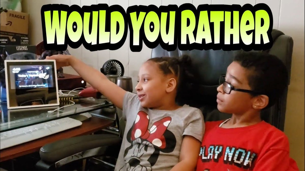 #WouldYouRather
Let's Play 'WOULD YOU RATHER' on Echo Show by #Amazon

WATCH:
youtu.be/z8h8VTfhUS8
LIKE▪️SHARE▪️COMMENT