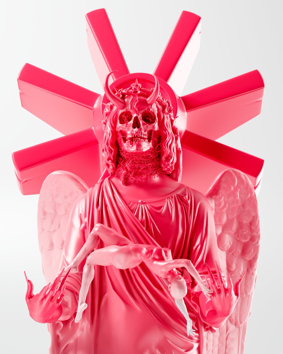 ❌S>AINT is minting now 
on Dimensions a world curated by
<a href="/simoneupup/">simoneup</a> on <a href="/foundation/">Foundation 🌐</a>

6 days Open Edition 0.01 #ETH