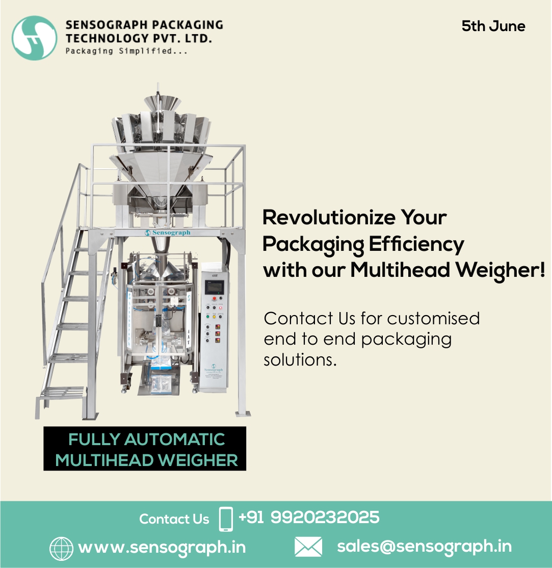 Revolutionize Your Packaging Efficiency With Our Multihead Weigher.
.
.
.
visit us on : sensograph.in
or contact on : 9920232025
.
.
.
.
#MaharashtraDay #multiheadweigher #multiheadpackagingmachine #packingmachinery #automaticpackingmachine #packagingsolutions