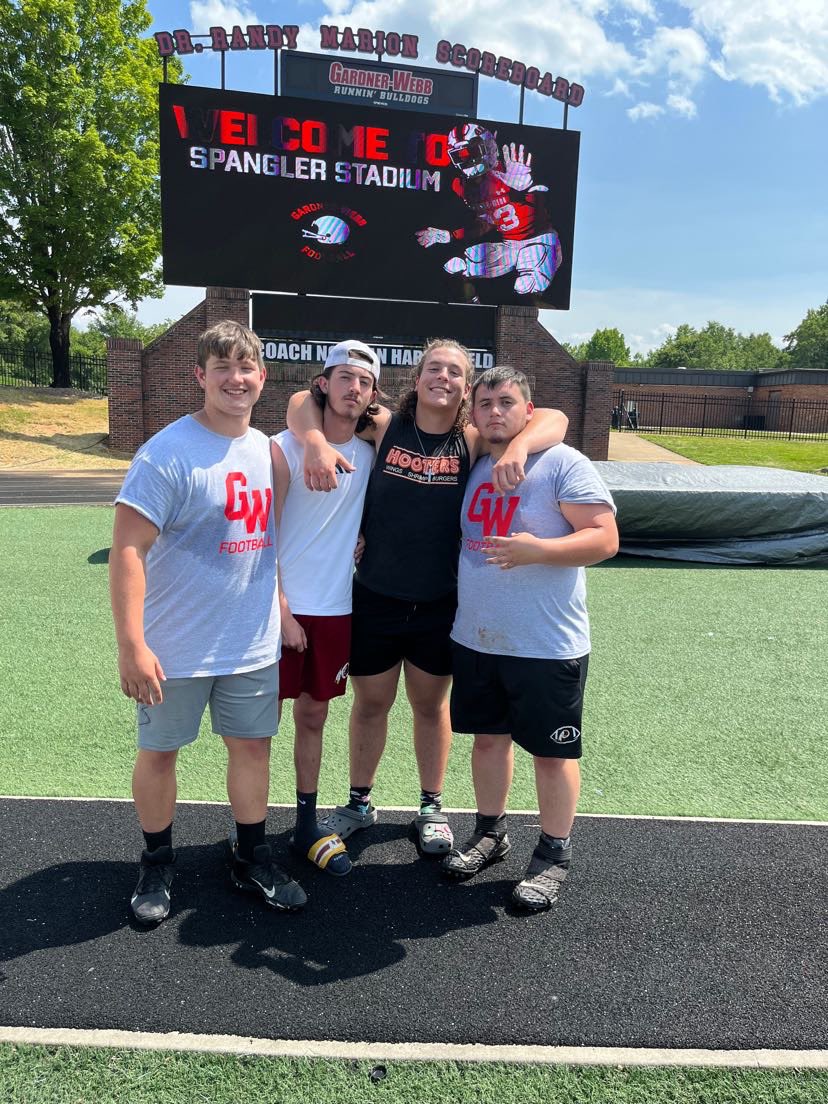 CasonGregory21's tweet photo. Had a great time today @GWUFootball camp and learned a lot, thanks to @CoachFraney . 
@CoachButler_WN @gunnar_cox @WNHSwarriorFB @CoachW_Cox https://t.co/r7d9pdXY8r