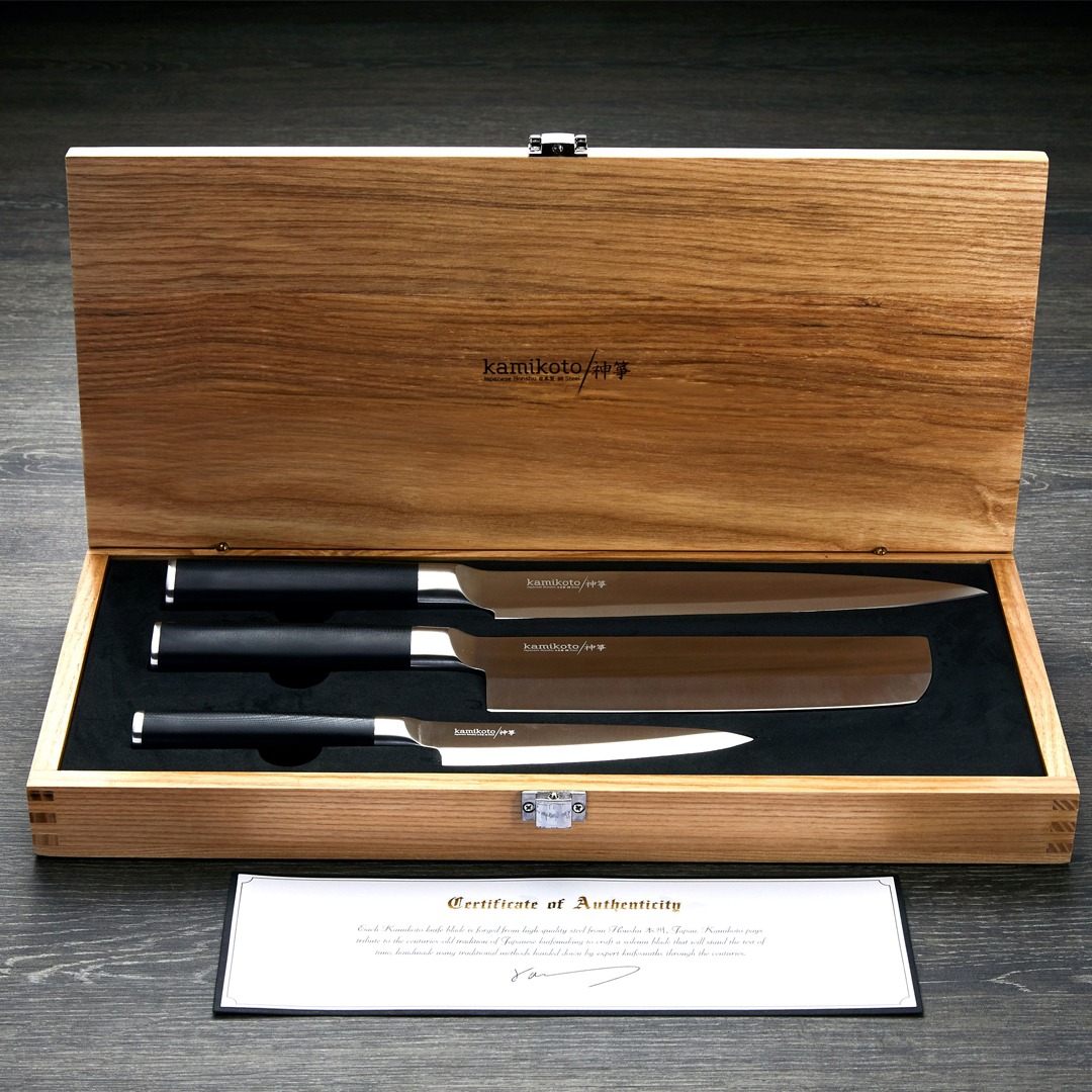 Japanese steel knives made from Ibaraki steel.

Get yours👉 kamikoto.com