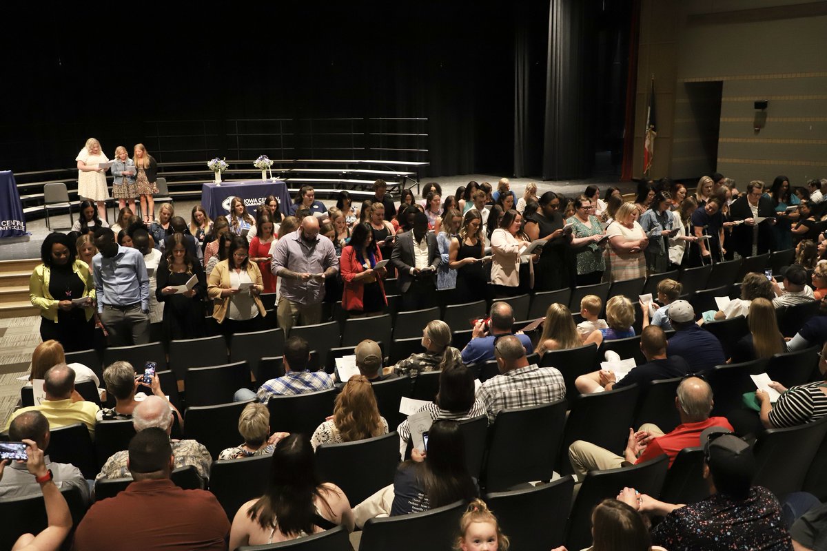 Special moments as we celebrated our Associate Degree Nursing graduates today (6/15) at their Pinning Ceremony! Go do great things representing #TritonNation! 🩺🔱 Images at facebook.com/iowacentral #TheTritonWay #AlwaysATriton #TritonExperience