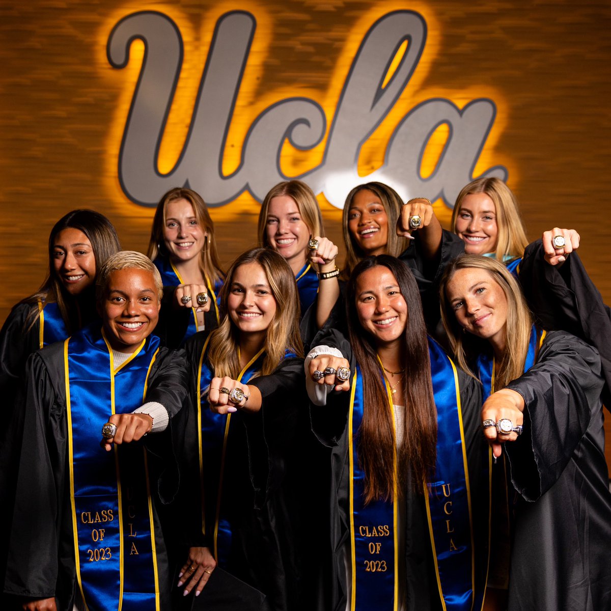 Graduating with a 💍 and a degree from the nation’s No. 1️⃣ public institution! 🎓

#UCLA2023