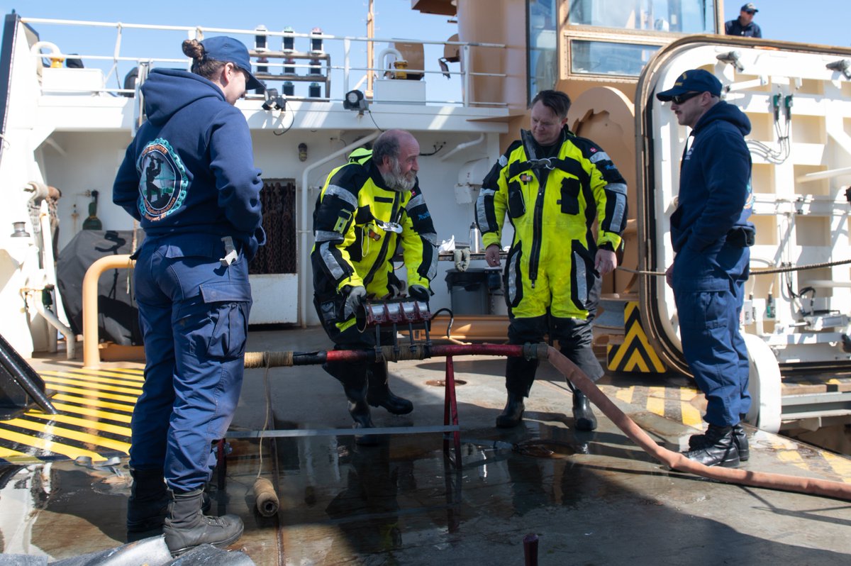 USCGLANTAREA's tweet photo. Ready for anything, together.
The @USCG Cutter Sycamore (WLB 209) crew participates in #Argus23 alongside 🇩🇰 @forsvaretdk and the crew of HDMS Knud Rasmussen (P570), near Nuuk, Greenland.
#StrongerTogether #JACO #HighNorth
@usembdenmark #KalaallitNunaat #USConsulateNuuk https://t.co/B44GVrHzoH