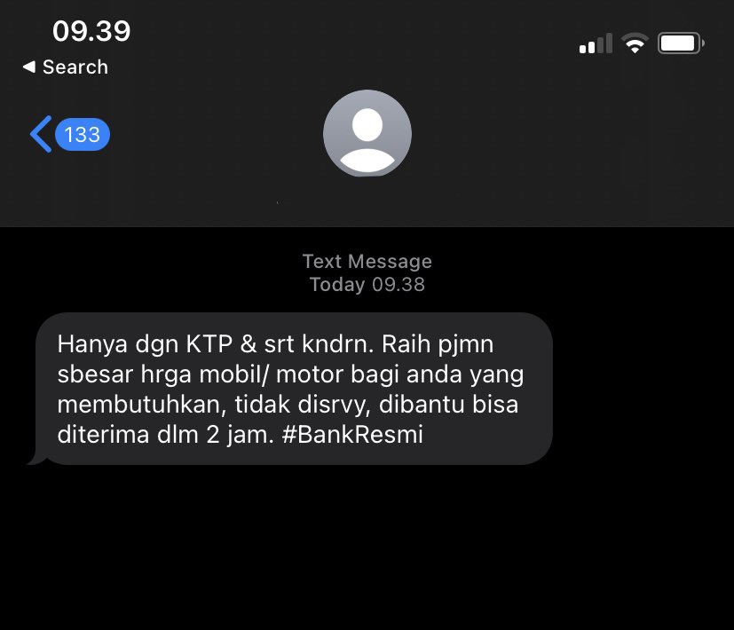 bwakjaw's tweet photo. Saat menginjak dewasa hal yang paling sering terjadi adalah dapet spam message seperti ini https://t.co/WwhFiGmKwX