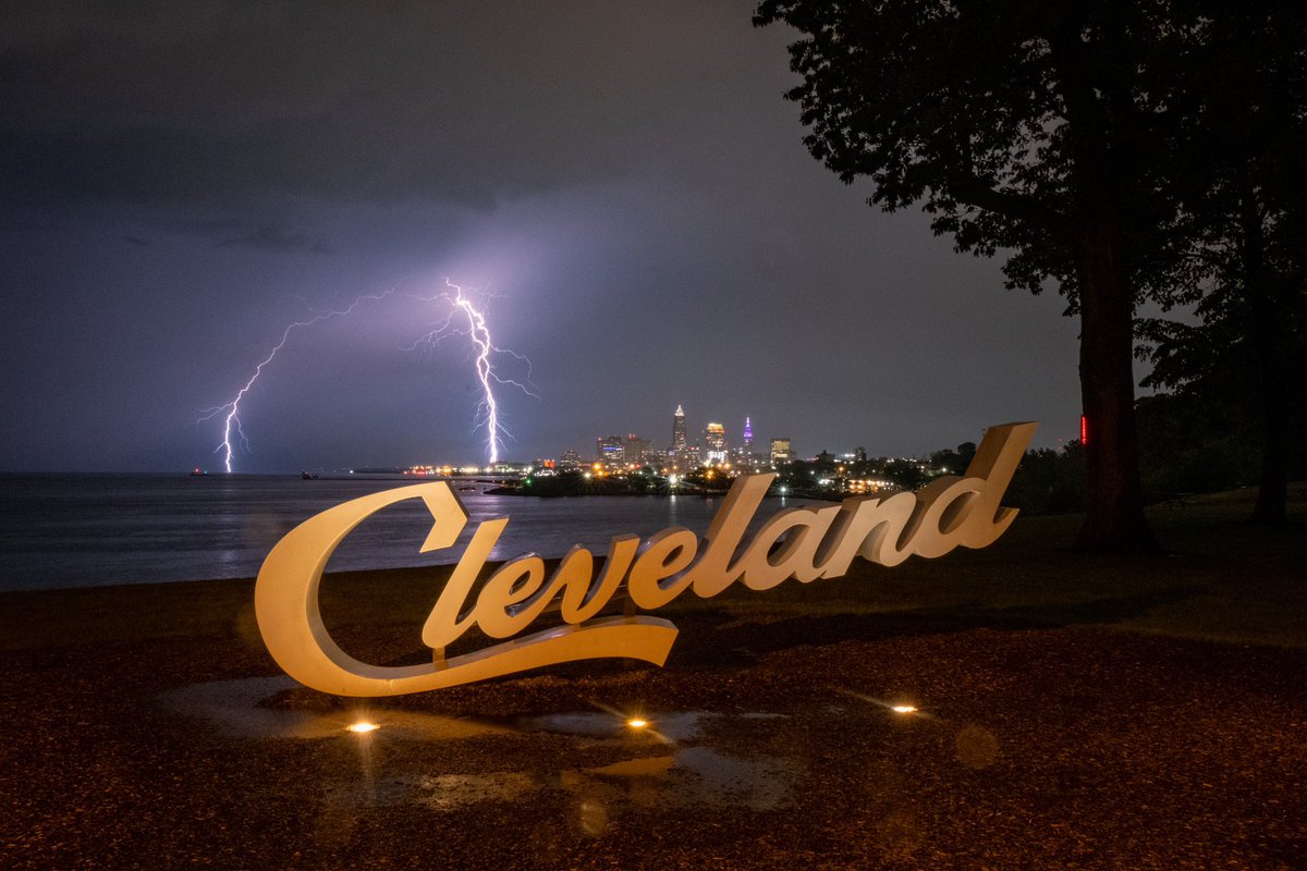 Tonight’s Lightning in Cleveland, OH