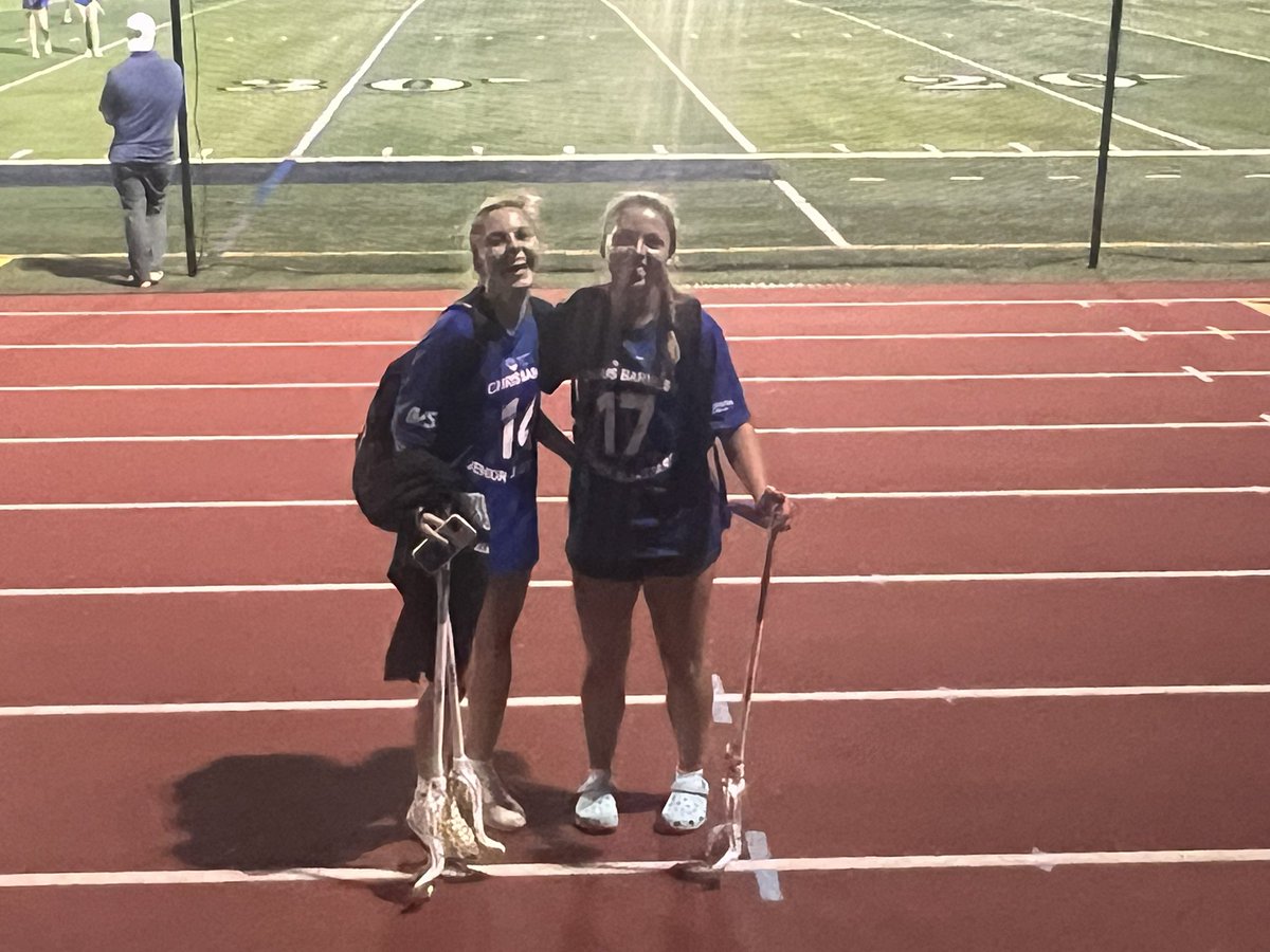 Congratulations Claire and Marlee. Victorious in Senior game tonight. Best of luck moving forward.