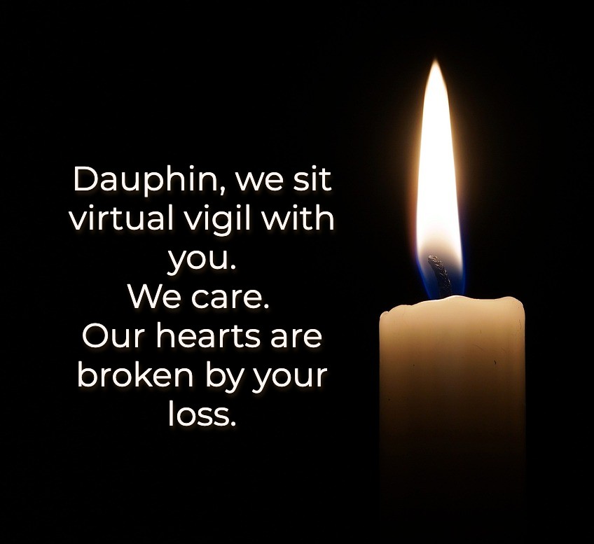 The country sits in virtual vigil with Dauphin as they reel from the bus accident near Carberry, Manitoba. Our hearts break. You matter. we care.