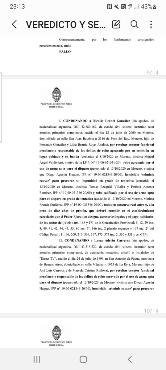 nahuelberguier's tweet photo. Esta semana el Tribunal n°4 de Mercedes dictó la condena a diez años de prisión a las dos personas que robaron y atacaron a Brenda Gutierrez en #MorenoSur en octubre de 2020. https://t.co/P8XxP8w0iZ