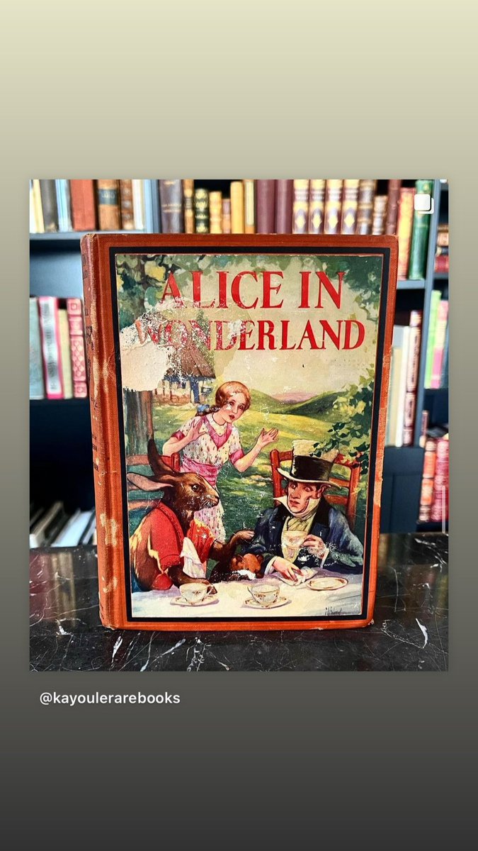 Alice's Adventures in Wonderland by Lewis Carroll, A.E. Jackson Color Illustrations 1930 

#bookstagram #aliceinwonderland #books #rarebooks #book #bookish #bookworm #bookporn #booklife #vintage #bookcollector #forsale #bookstore #rare #book #rarebooks #bookstagrammer #oldbooks…