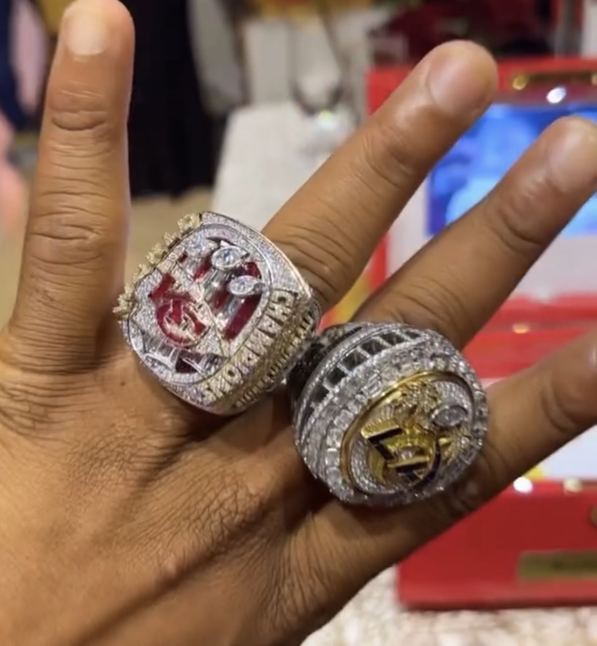 Arrowhead Live on X: 'For comparison to the LA Rams ring which is