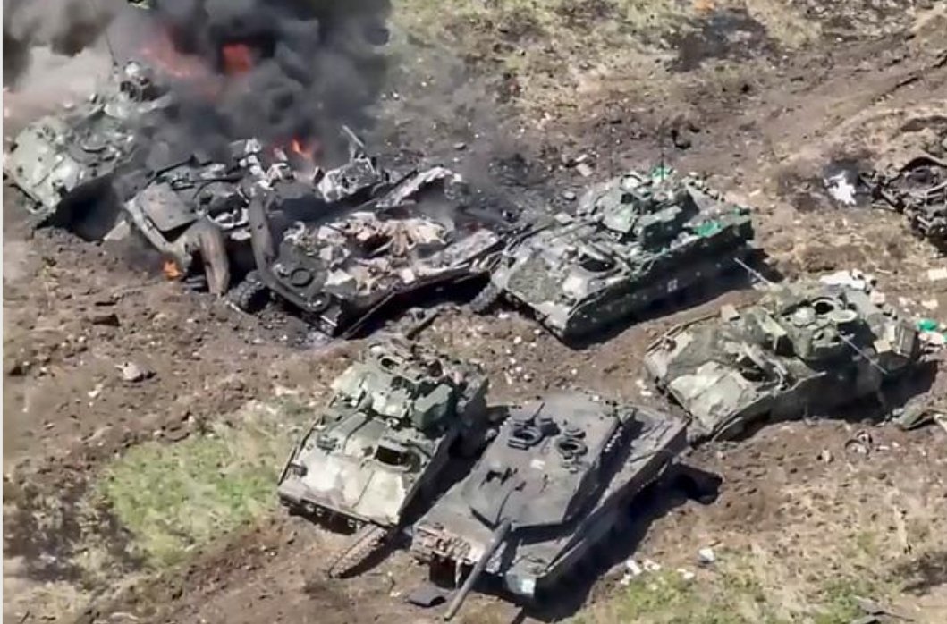 Die russische Luftwaffe zeigt sich sehr dankbar, weil Deutschland in der Ukraine so viele Leopard-Panzer für Schießübungen zur Verfügung gestellt hat.