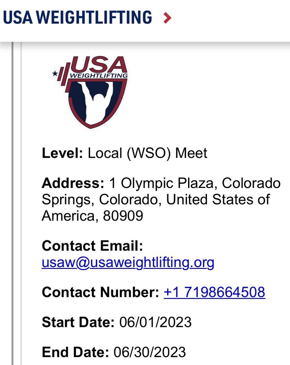 cerqueezy's tweet photo. Announcing my entry into my 1st ever weightlifting competition @USWeightlifting https://t.co/Sh6XANJlUL