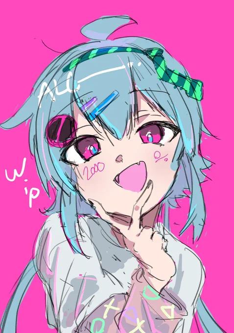 これは限界突破する予定のうちの子です #wip