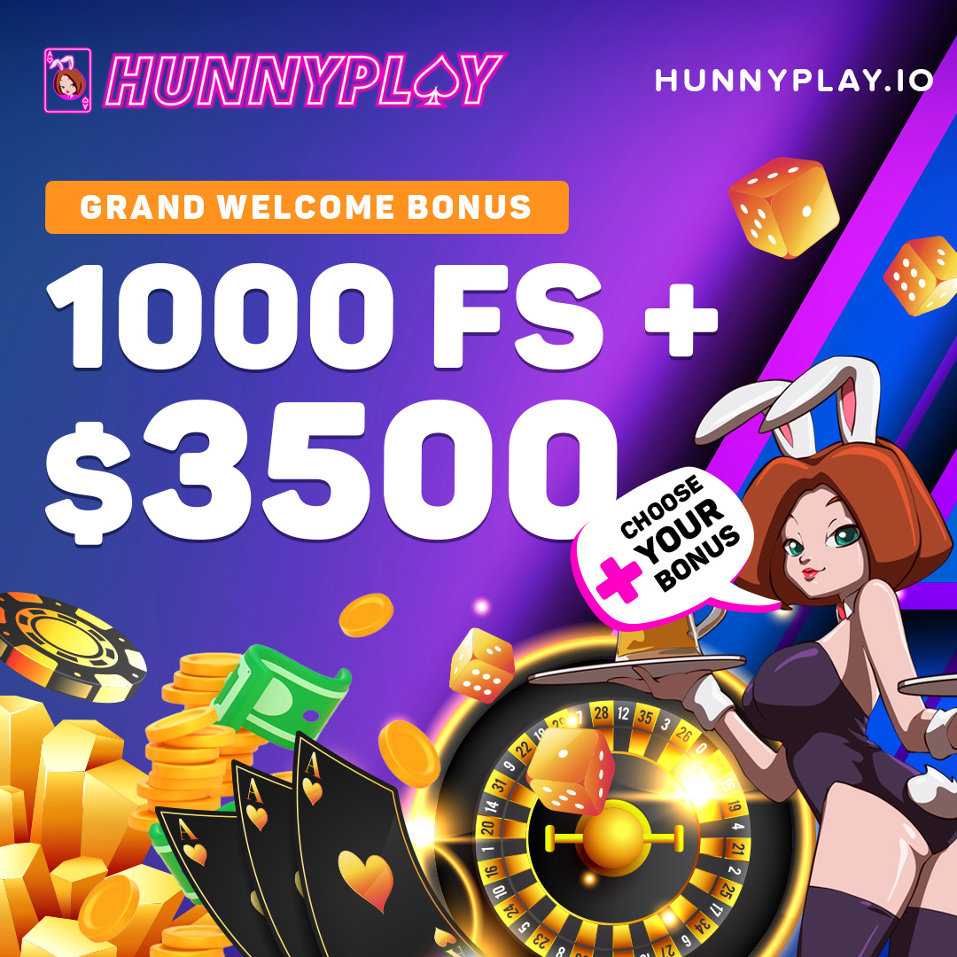 🥳💵 Introducing our brand new Bonus Center, where  we offer a Welcome Pack with 1,000 #FreeSpins, 330% deposit bonus up to $13,500 only for New players! Get ready for endless fun! hunnyplay.io/en/news/discov…

#GamblingTwitter #freecrypto #cryptocasino #casino #p2e #playtoearn #slot