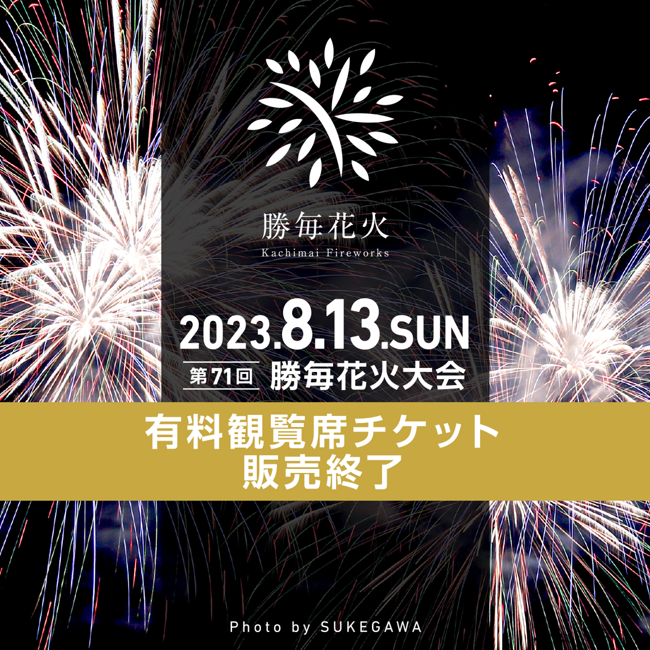 勝毎花火大会ペア8/13